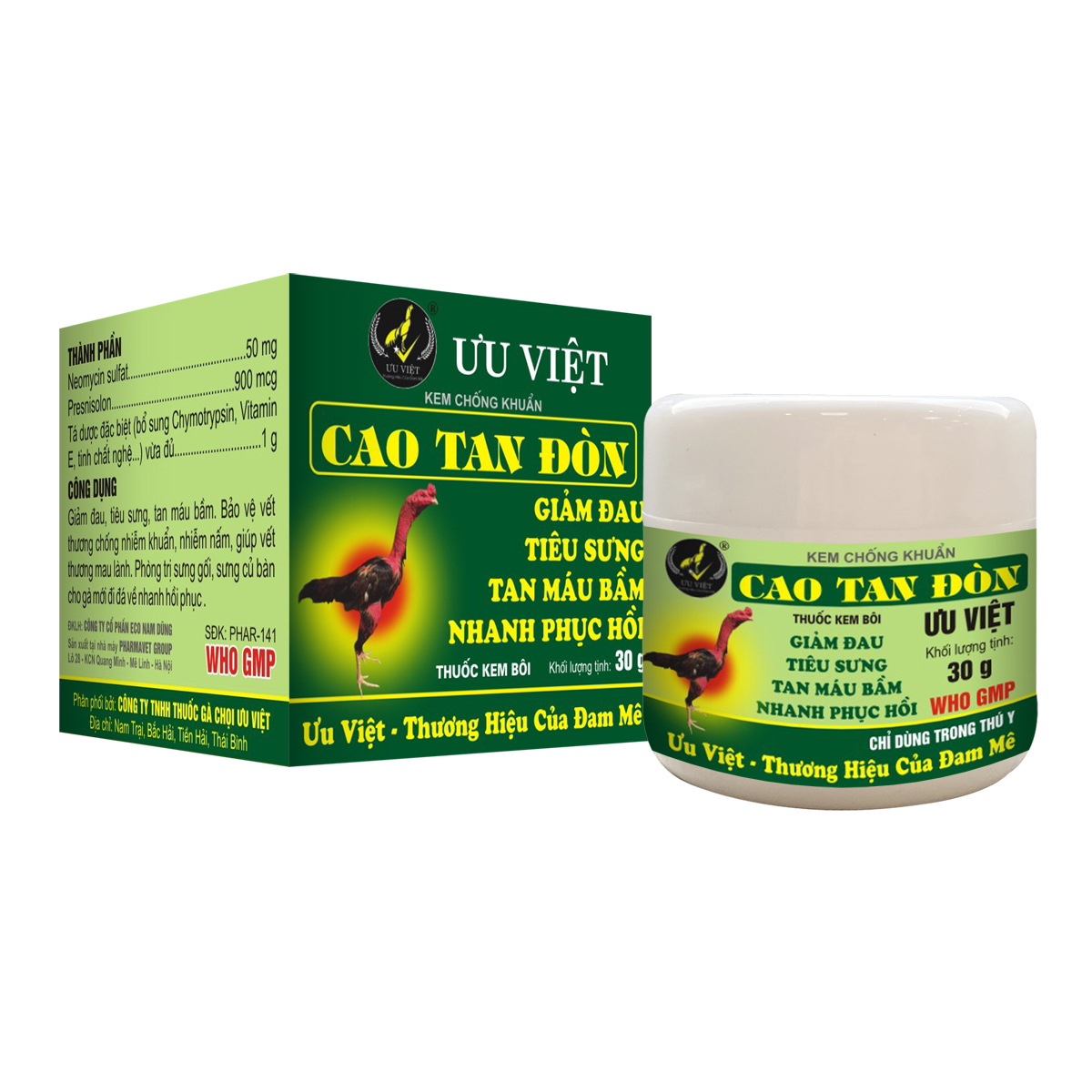 CAO TAN ĐÒN (Kem chống khuẩn) 30g