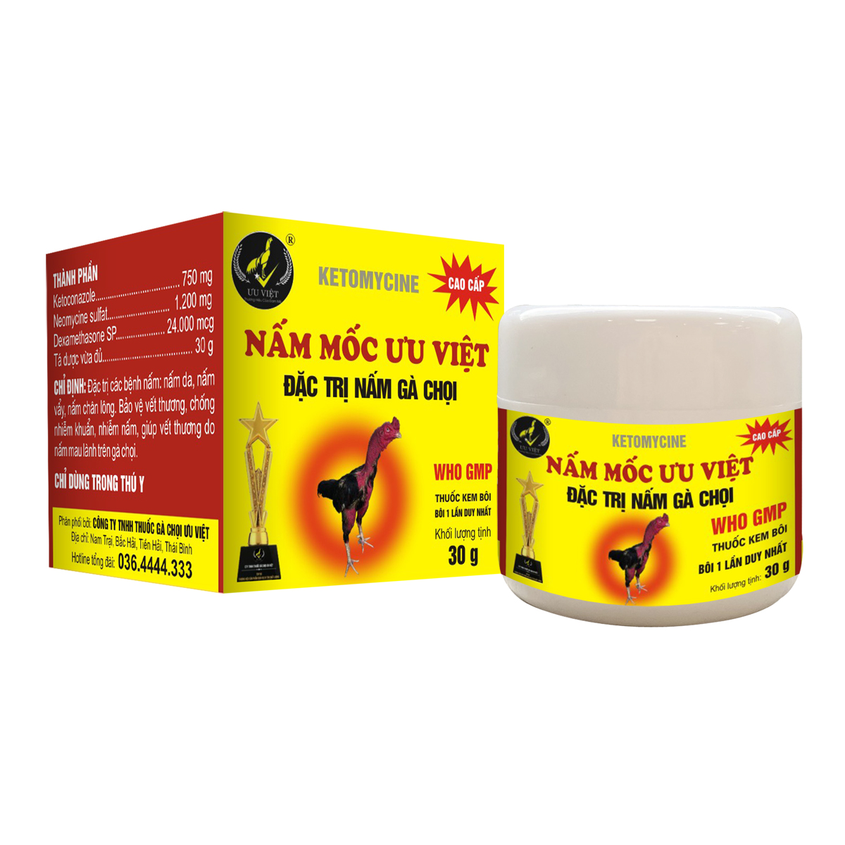 NẤM MỐC ƯU VIỆT (Ketomycine) 30g